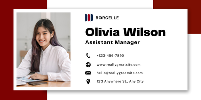 Carte de visite d'agence